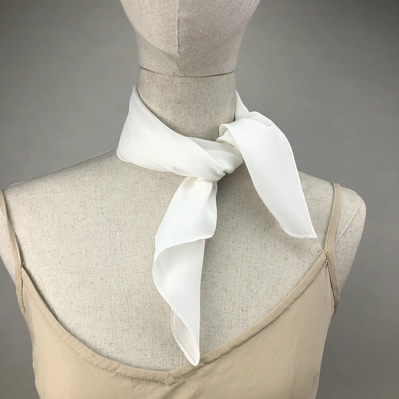 Scarf Silk Square - Yeni Kadın ipek eşarp Kare Boyun