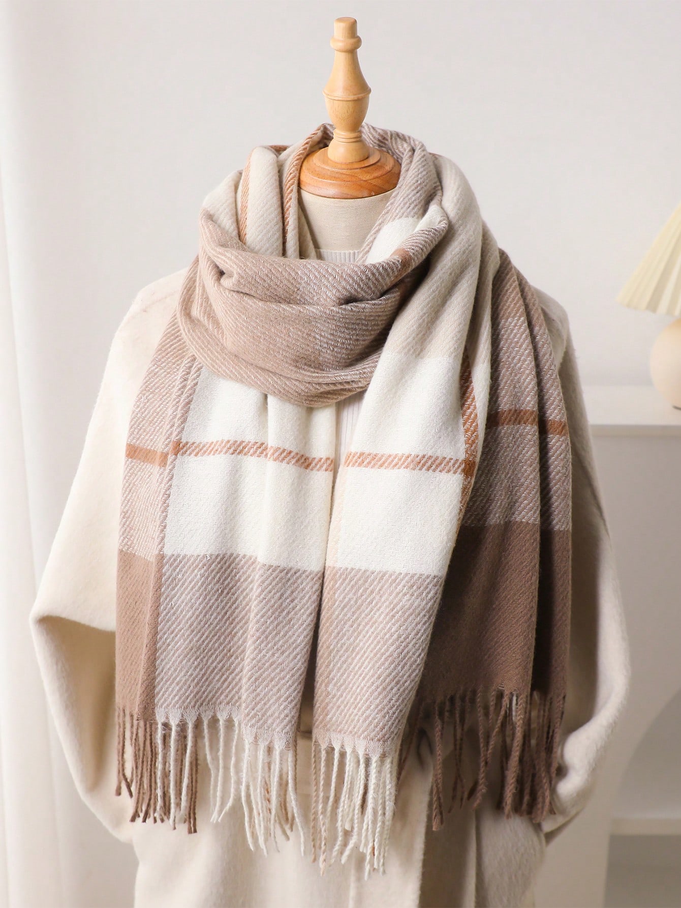 Infinity Scarf Knit - 1 adet Kadın Kışlık Yeni Suni