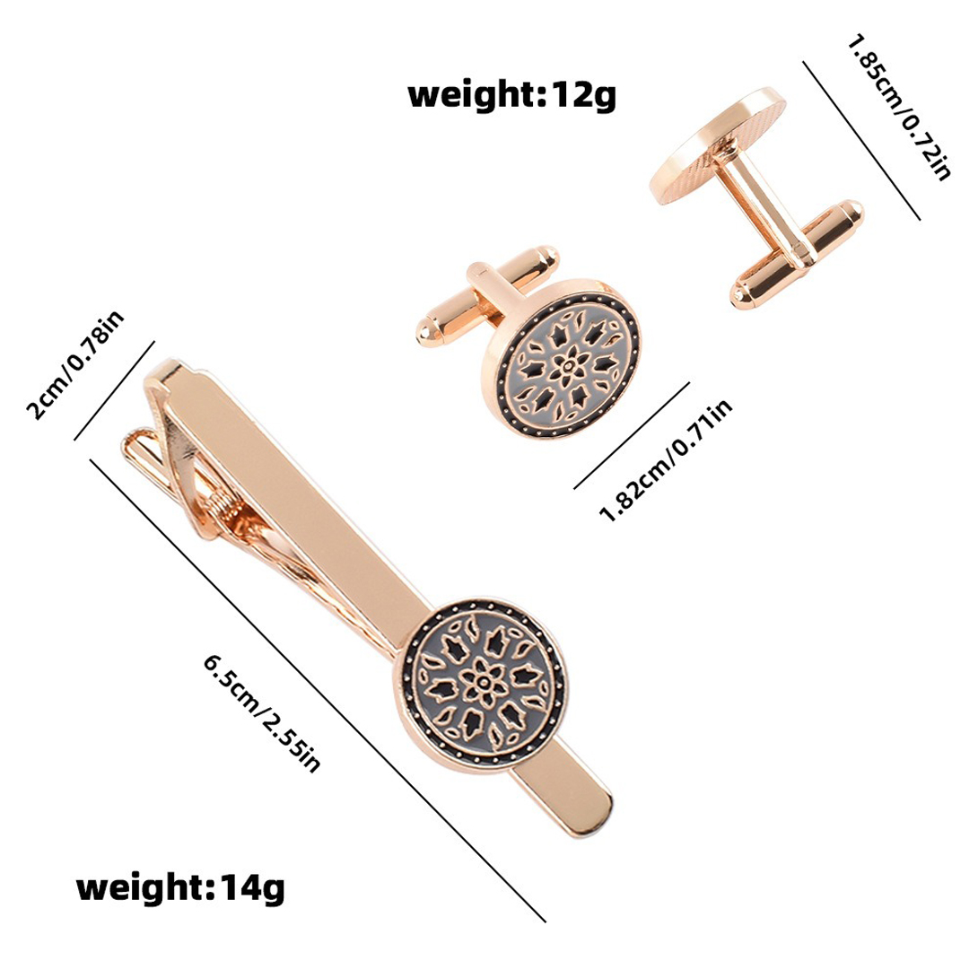 Metal Yuvarlak, Vintage Tarzı, - Tie Bar Set Gift incelemesi ve fiyatı