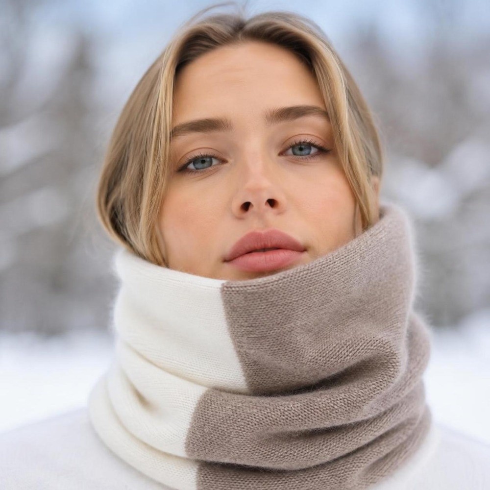 Yumuşak Dokulu, Renkli, Sonsuz - Infinity Scarf Knit incelemesi ve fiyatı