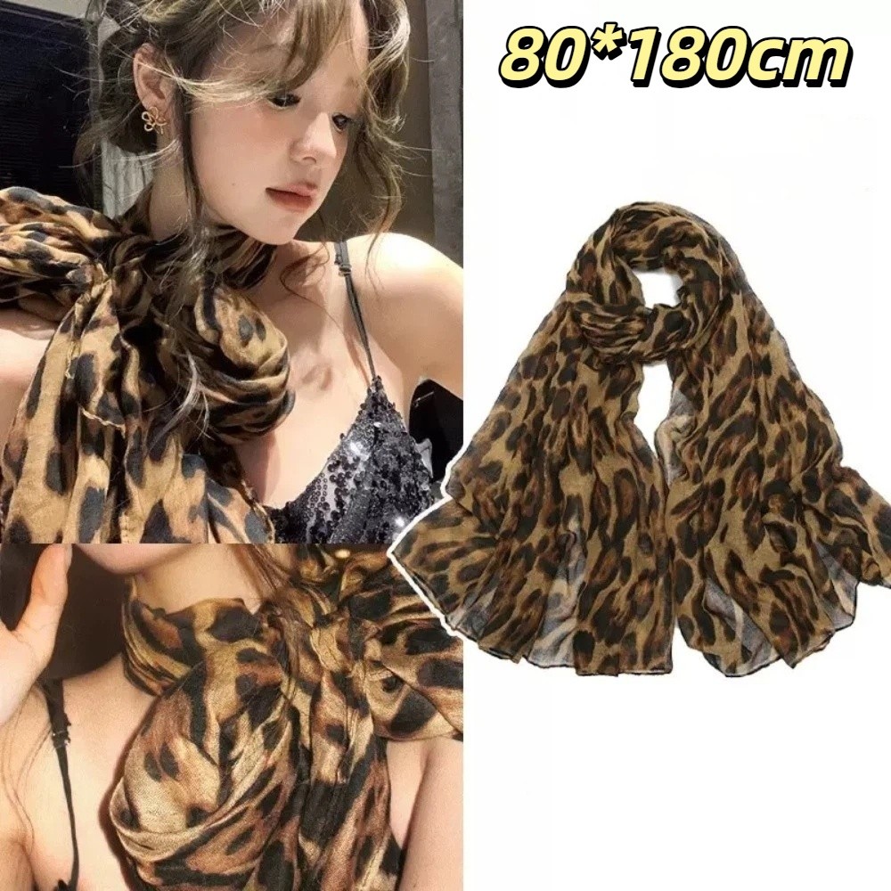 Yeni Yumuşak Leopar Desenli Eş - Face Scarf Mask incelemesi ve fiyatı